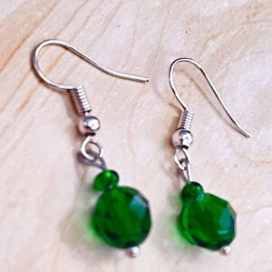 Iris drop earrings