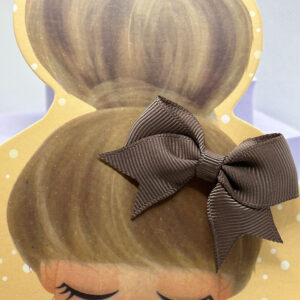 Brown hair clip
