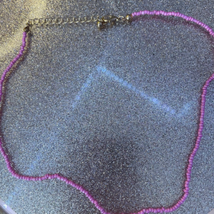 Pink beaded chocker