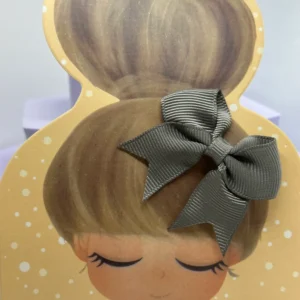 Gray hair bow