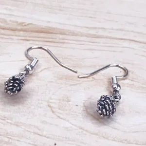 Acorn drop earrings
