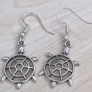turtle drop earrings